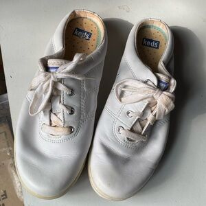 Keds leather mules